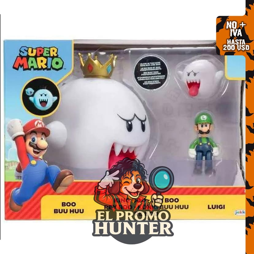 Juego de figuras múltiples King Boo, incluye varias figuras de acción del personaje.