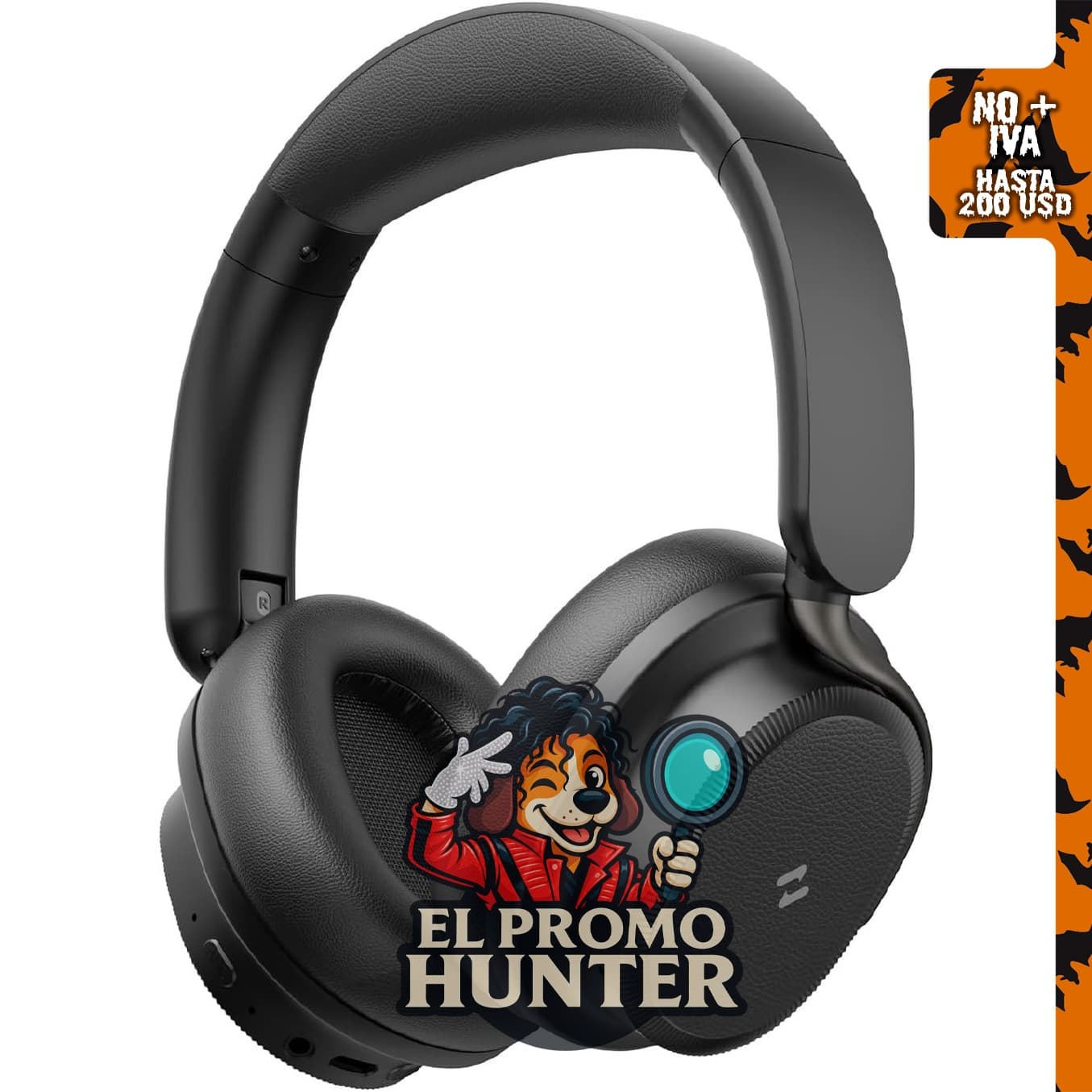 Havit Auriculares Bluetooth inalámbricos con cancelación de ruido, 132 horas de reproducción y diseño plegable.