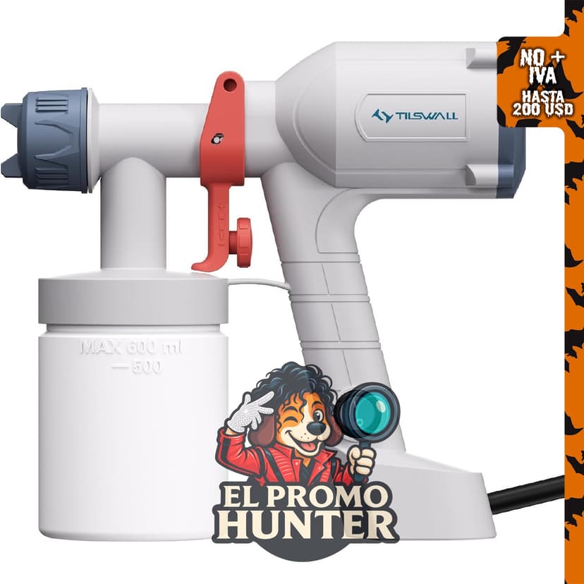 Tilswall Dreamer400 Pistola de pulverización para pintura.