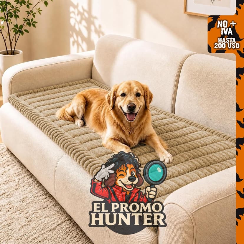Funda para sofá, lavable y antideslizante, diseñada para proteger de mascotas.