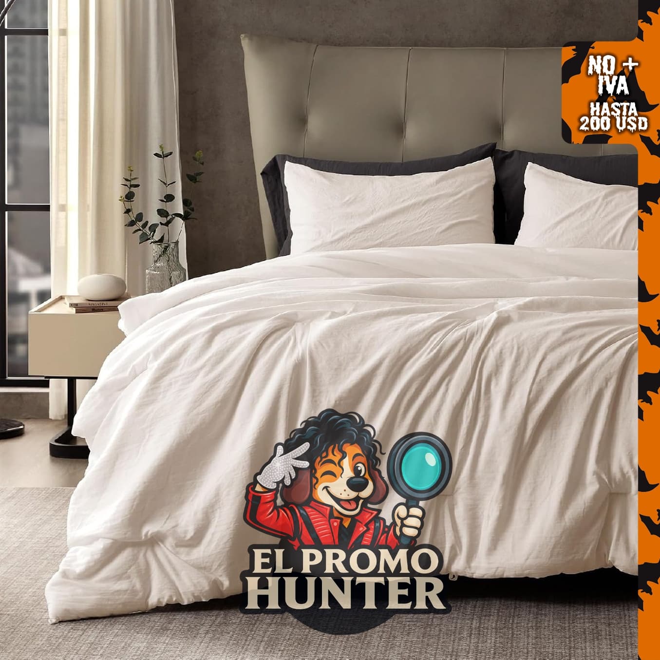 SLEEP ZONE Juego de edredón tamaño Queen con 1 edredón y 2 fundas de almohada, textura de algodón y lino.