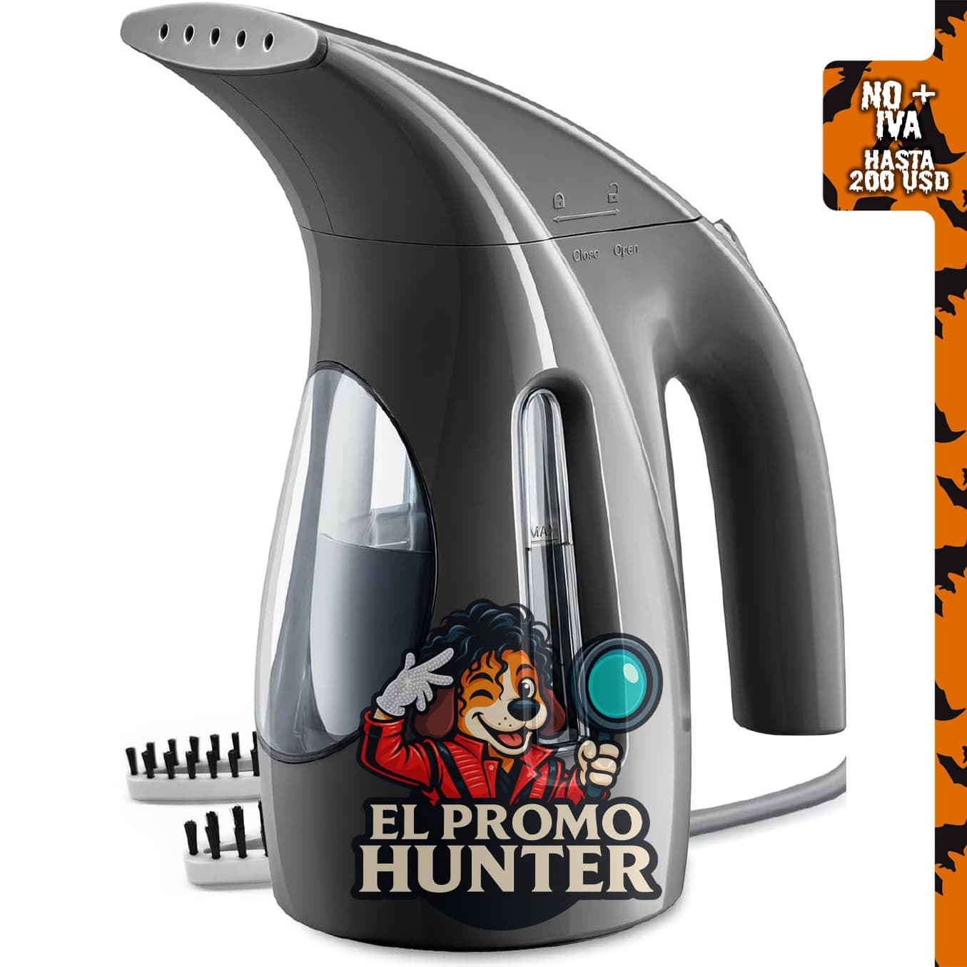 HiLIFE Vaporizador para ropa, portátil de mano, 240 ml, 700 W, vapor fuerte, para hogar y oficina.