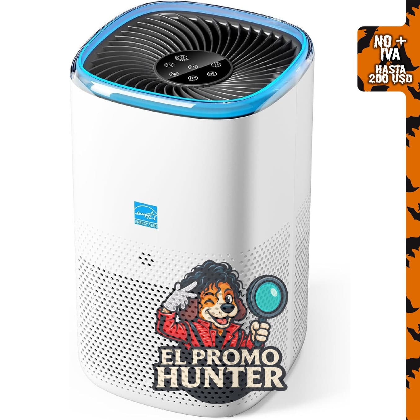 AROEVE Purificador de aire para habitación grande, 145 CFM.