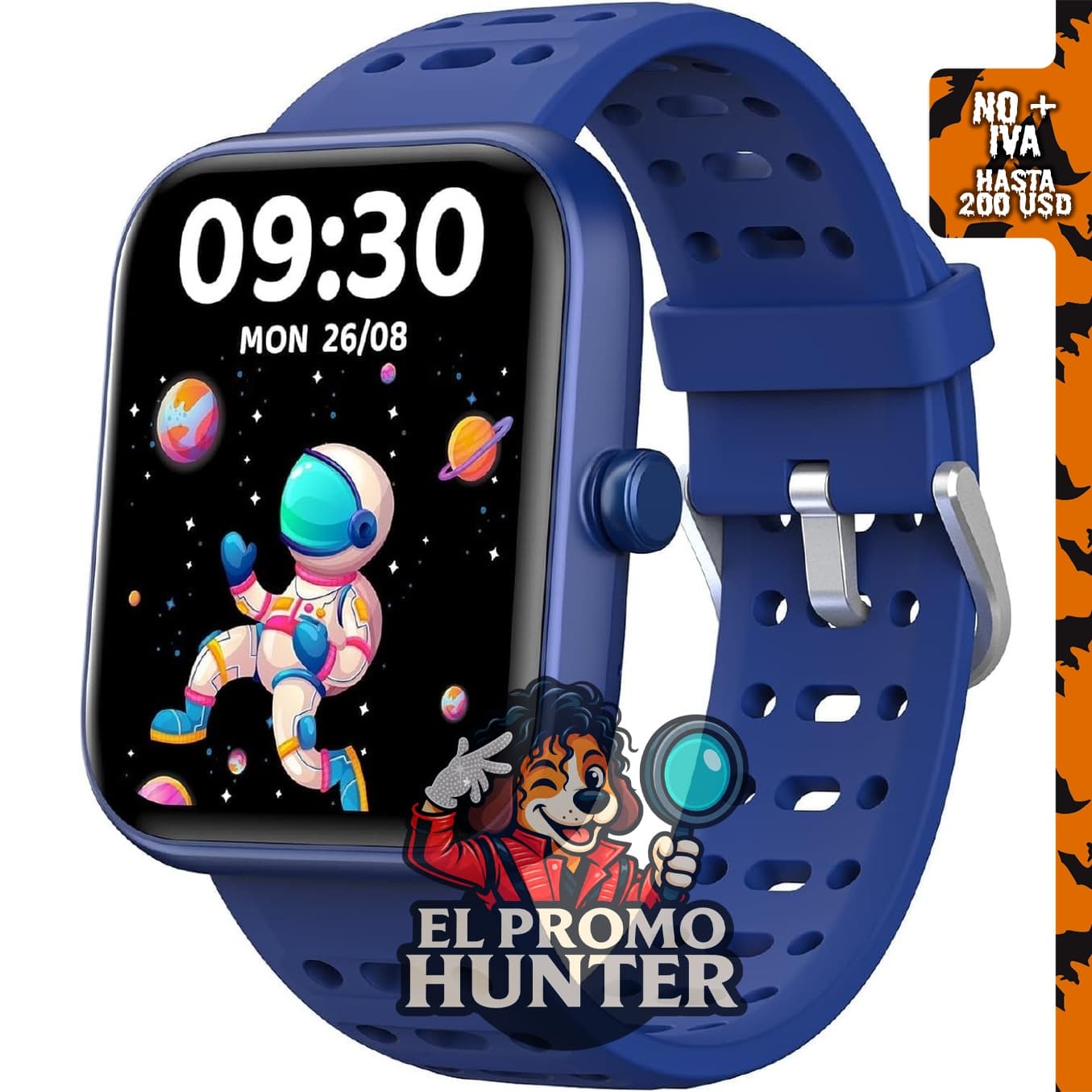 Gydom Smart Watch para niños, reloj inteligente con pantalla táctil de 1.83", monitor de frecuencia cardíaca y sueño, resistente al agua IP68, podómetro y 81 modos deportivos.
