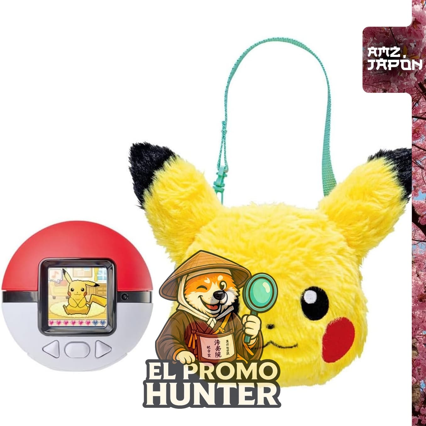 Set Pikachu Frenzu de Takara Tomy, incluye figuras y accesorios relacionados con Pokémon.