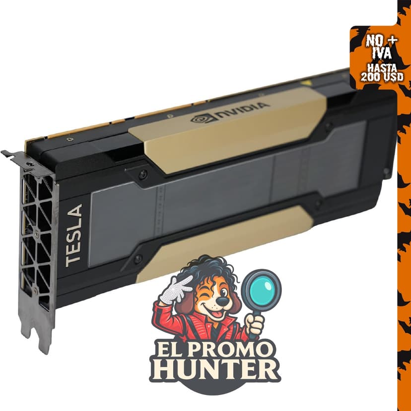 HP E NVIDIA Tesla V100 32GB HBM2 PCIe 3.0 x16 Acelerador computacional pasivo de GPU para AI.