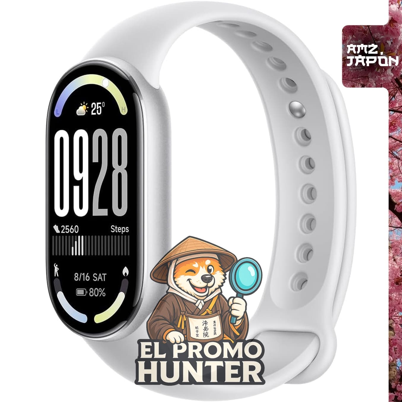 Xiaomi Smart Band 10, reloj inteligente con pantalla grande, monitoreo de sueño y frecuencia cardíaca, resistencia al agua.