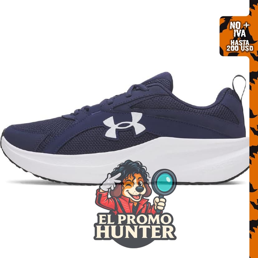 Zapatillas de correr Under Armour Charged+ Assert 11 para hombre.