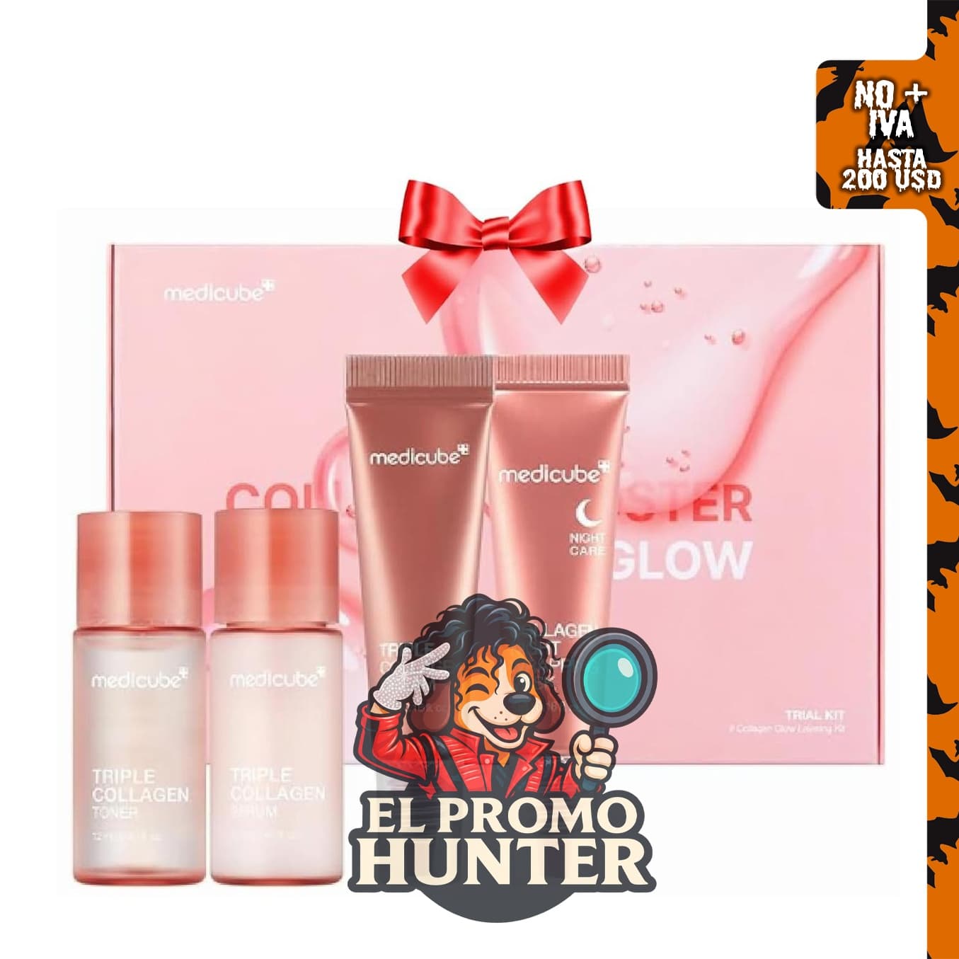 Medicube Glass Skin Collagen Trial Kit - Mini Set de Cuidado de la Piel