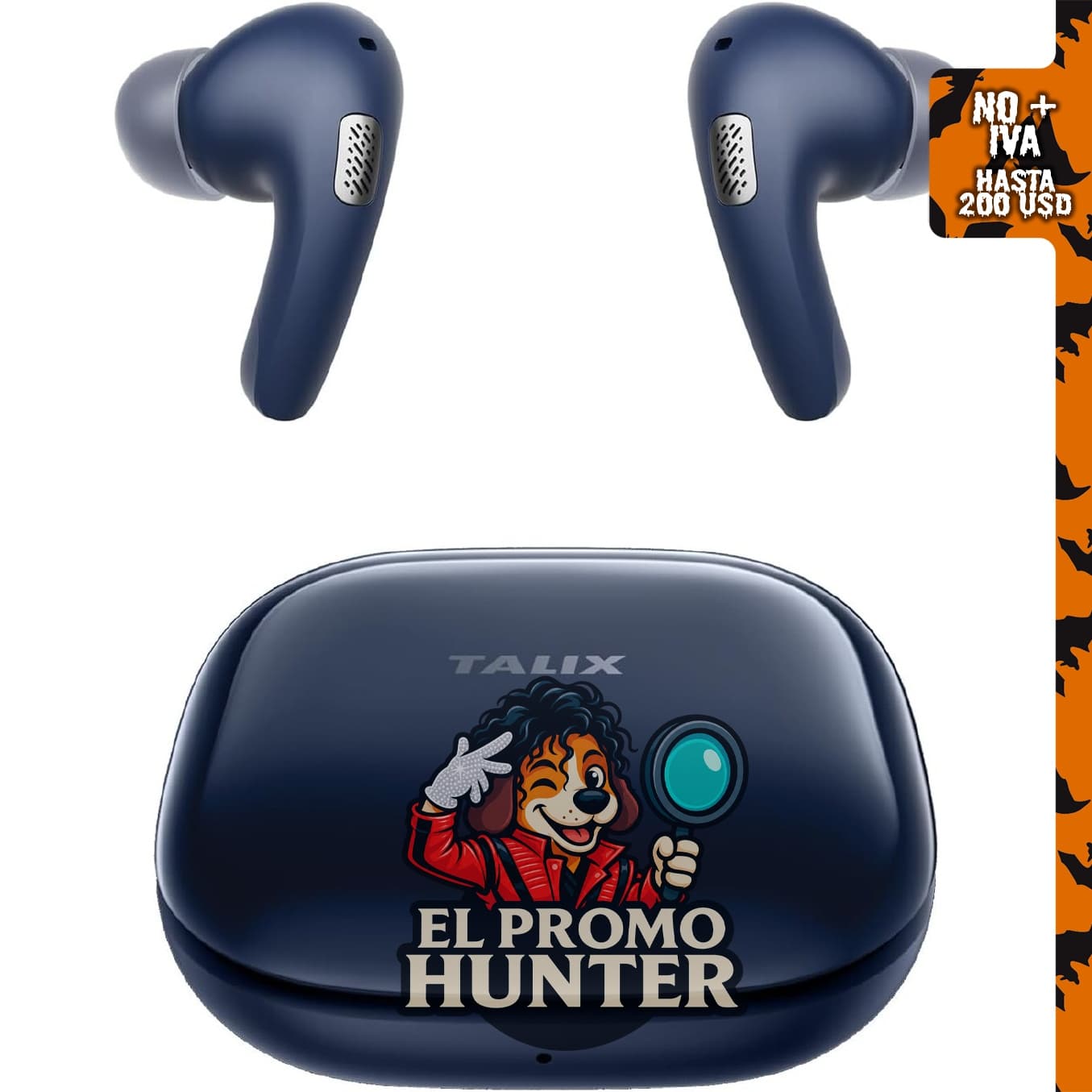 Auriculares KAEXWOYZ T30 con cancelación de ruido, Bluetooth 6.0, 4 micrófonos y resistencia IPX4.