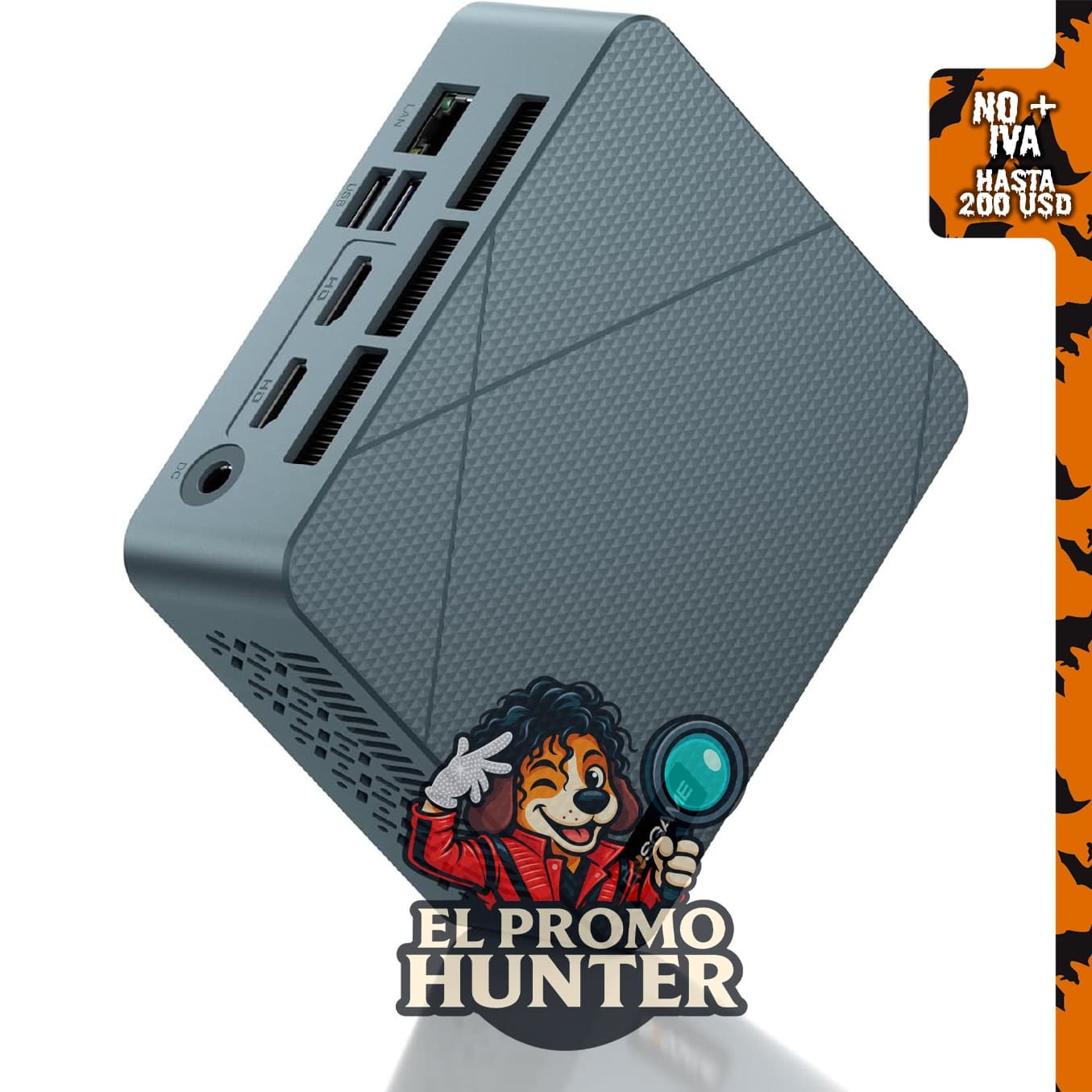 BOSGAME E2 Plus Mini PC con procesador AMD Ryzen 5 3501U, 8GB de RAM y 256GB SSD.