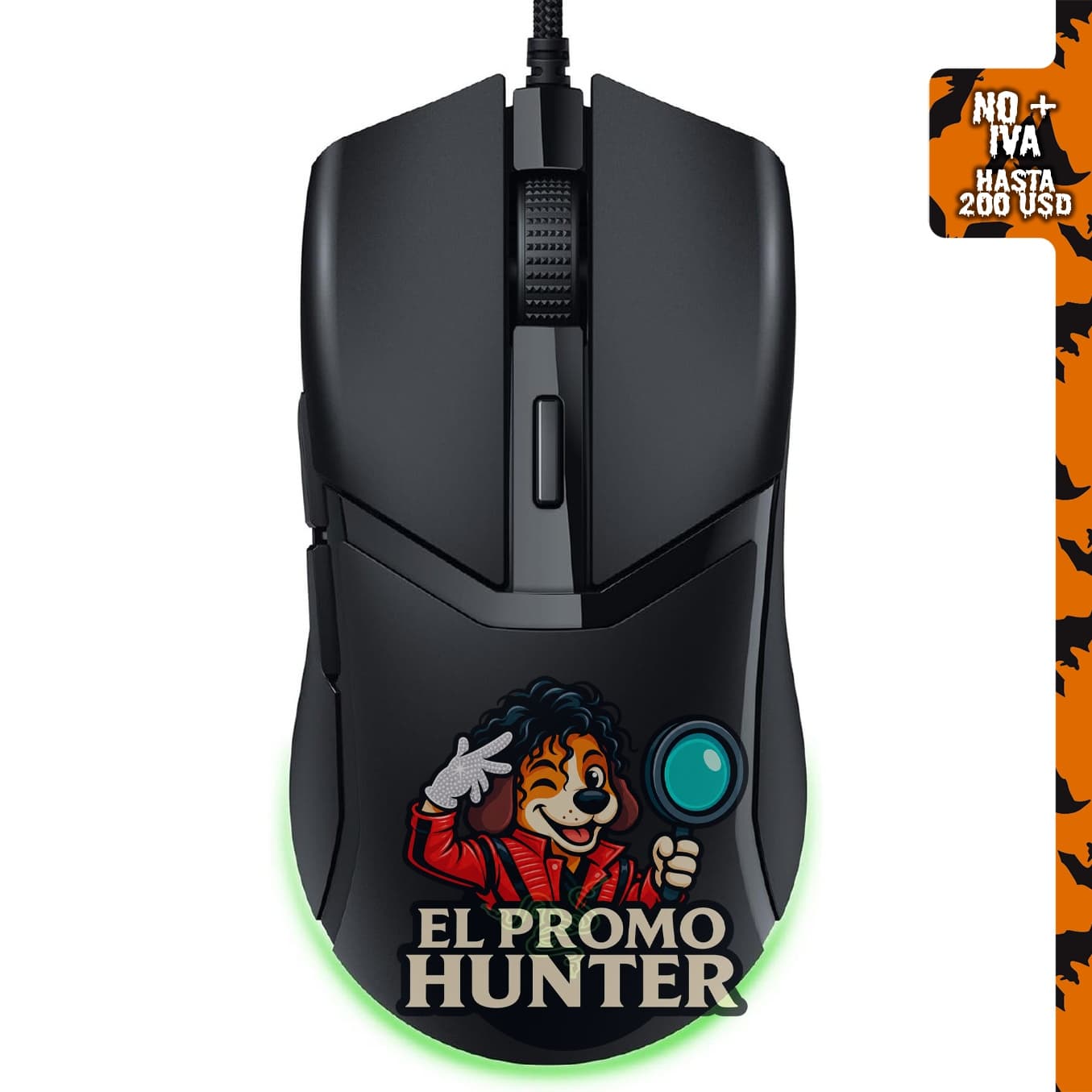 Razer Cobra Mouse Gaming con cable, interruptores ópticos Gen-3, 58 g, color negro.