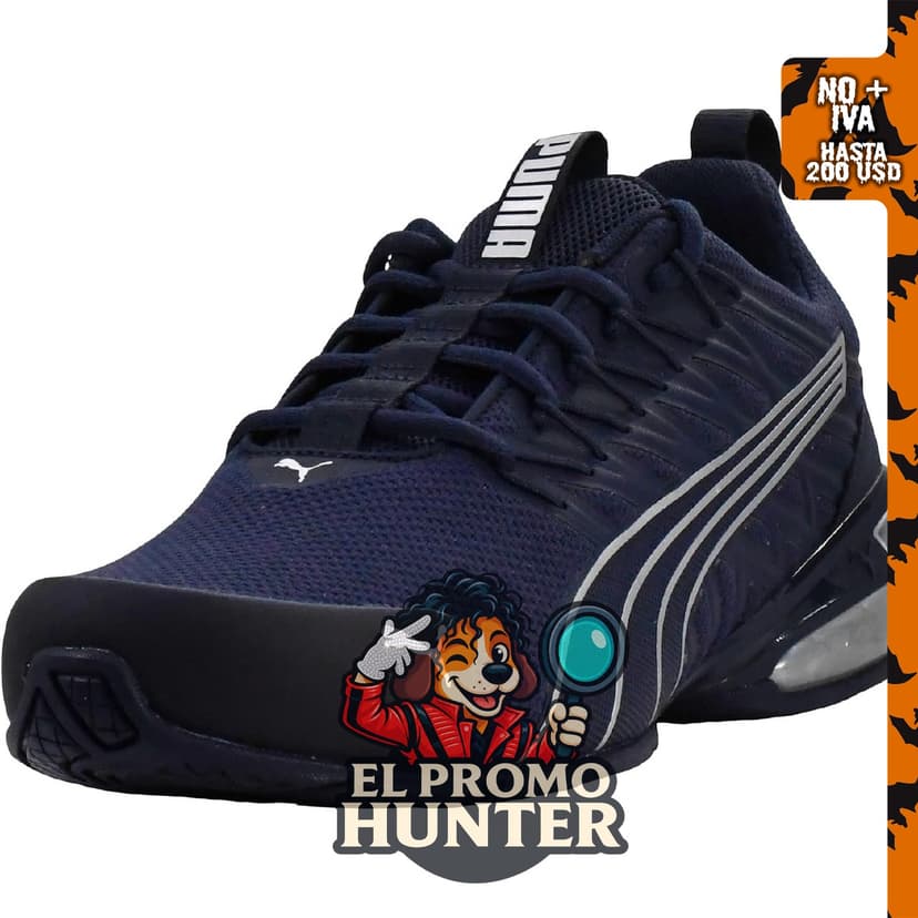 Zapatillas PUMA Voltaic Evo para hombre, color azul.