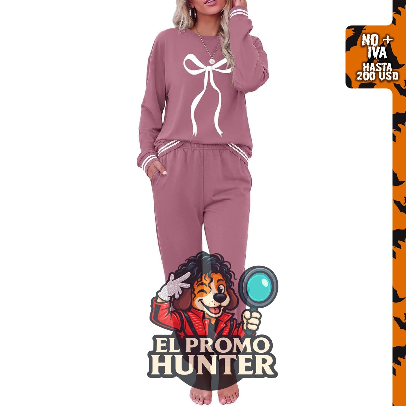 Ekouaer conjunto de descanso de 2 piezas para mujer, casual.