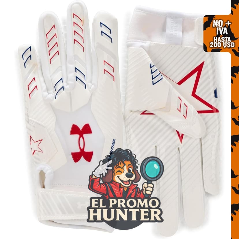 Guantes de fútbol Under Armour F9 para niños, diseñados para deportes de equipo.