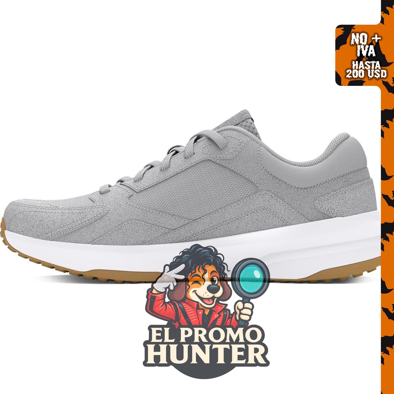 Under Armour Zapatillas de gamuza Charged Edge para mujer.