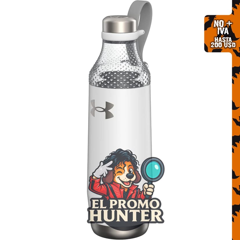 Botella de agua deportiva Under Armour Infinity de acero inoxidable de 22 oz (650 ml), aislada y a prueba de olores.