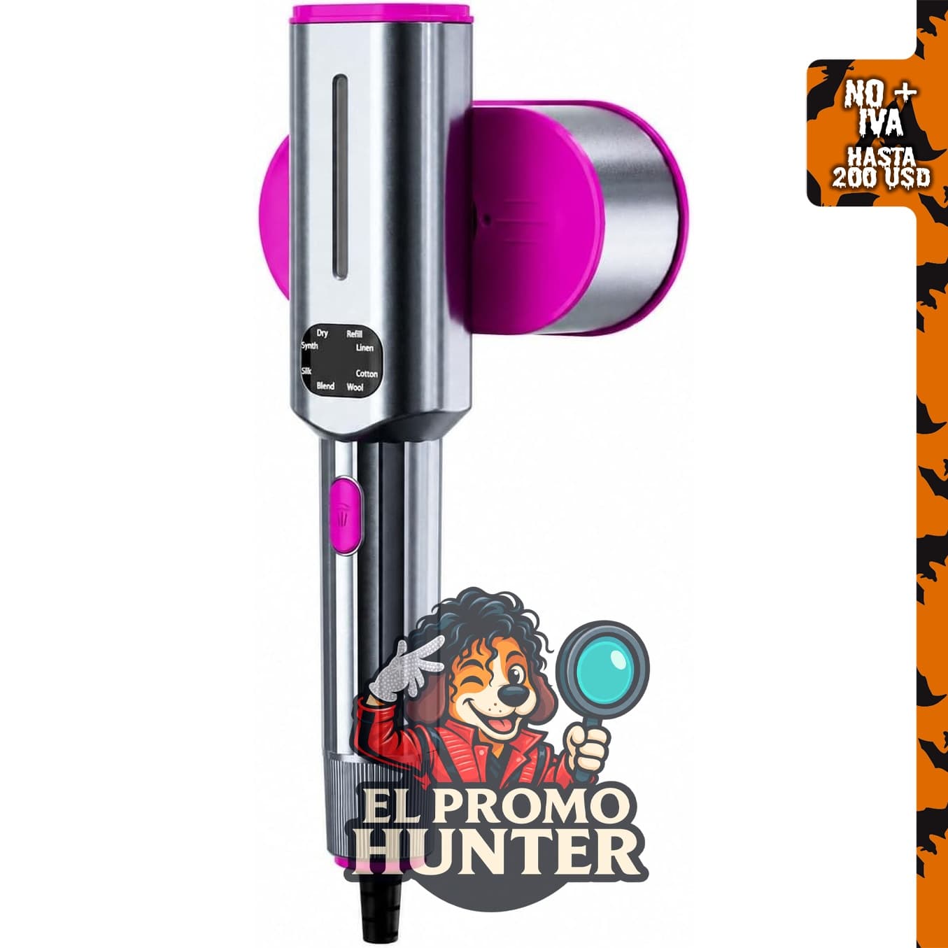 NSYNSY Vaporizador de viaje y plancha para ropa, 1200 W, diseño portátil.