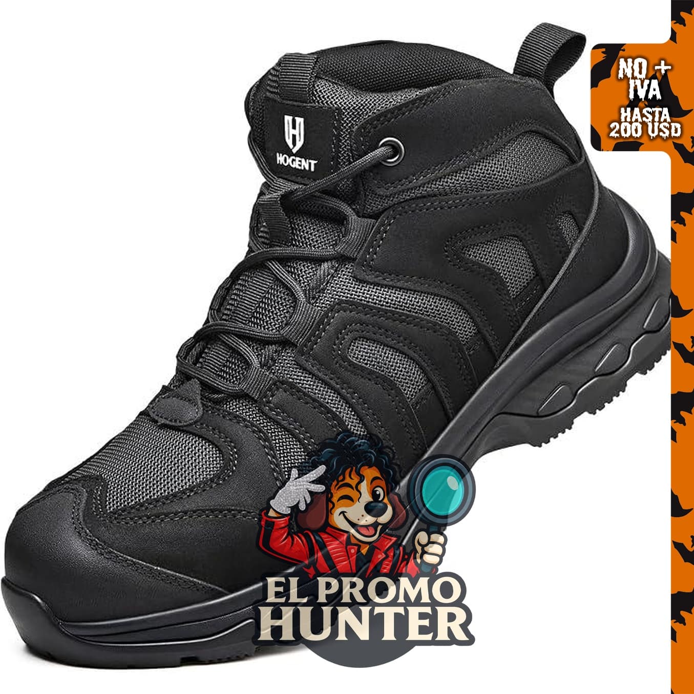 Hogent Zapatos de seguridad industriales para hombres.