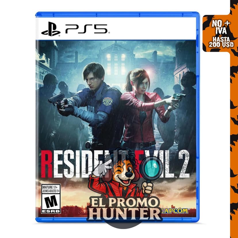 Resident Evil 2 para PlayStation 5, videojuego de acción y terror.