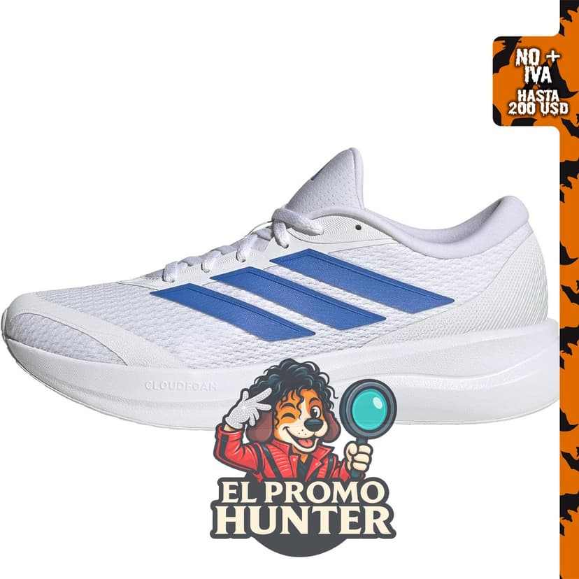 Zapatillas adidas Hombres Runfalcon 6 Cloudfoam en color blanco.