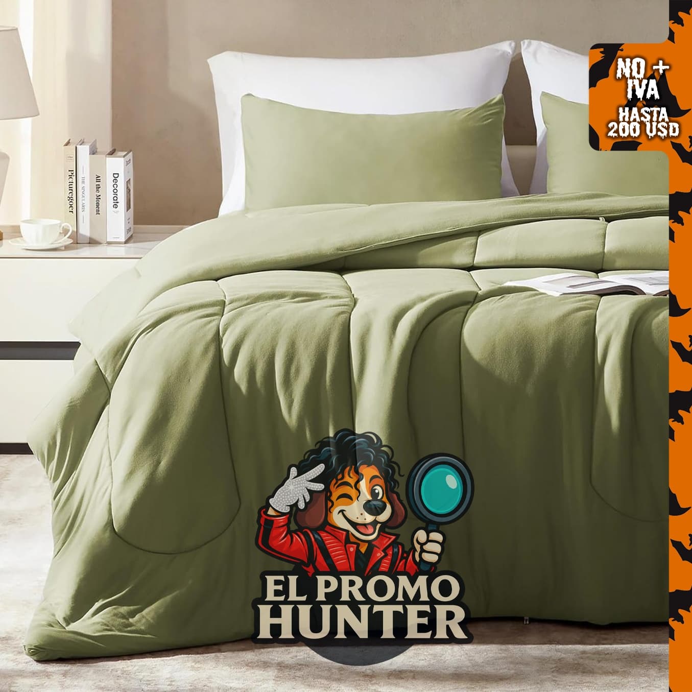 SLEEP ZONE Juego de edredón tamaño Queen, 3 piezas, de punto jersey, lavable a máquina.