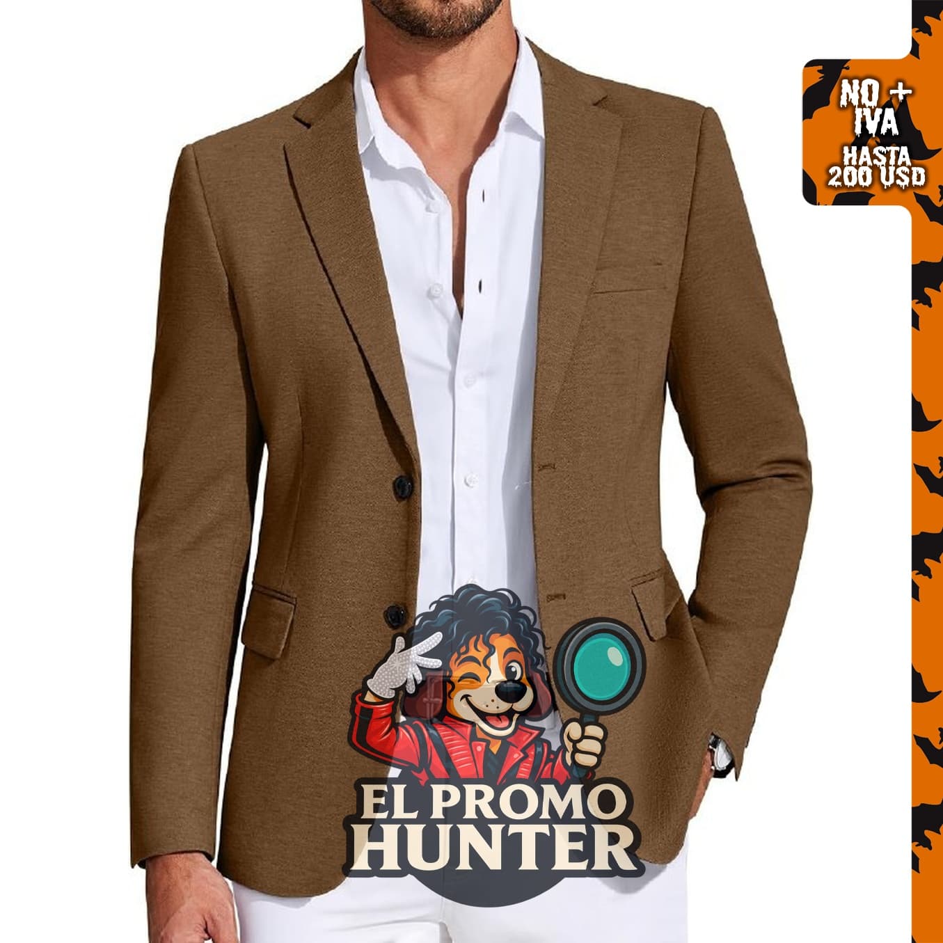 Chaqueta de punto COOFANDY para hombre, blazer deportivo ligero de dos botones.