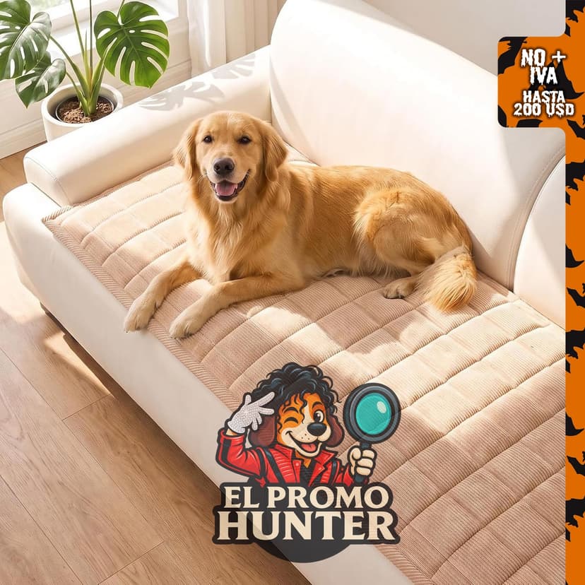 HAOYONG funda de sofá biplaza, lavable y antideslizante, apta para mascotas, color camello (70 x 150 cm).