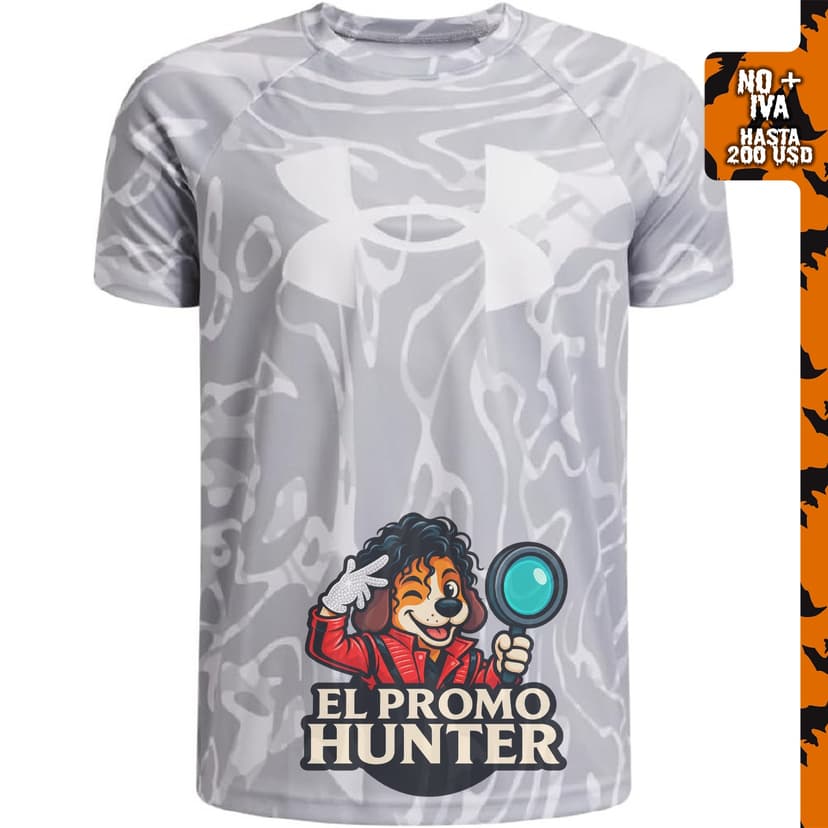Under Armour Camiseta de manga corta Tech estampada para niños.
