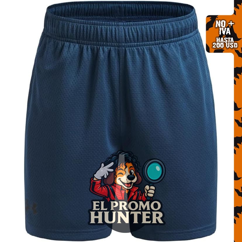 Pantalones cortos de malla Tech para niños de Under Armour.