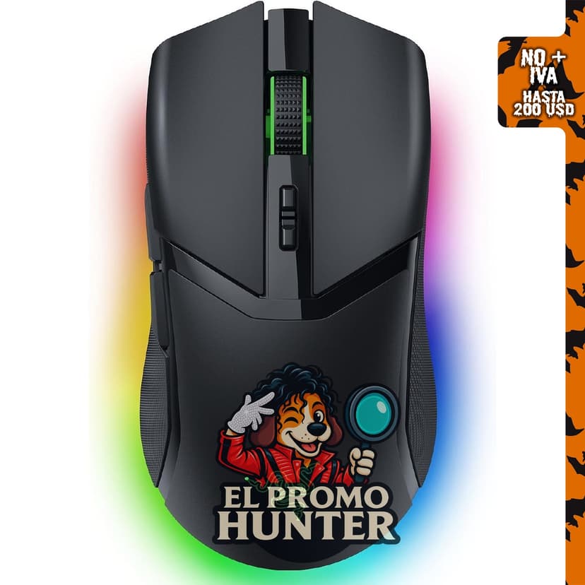 Razer Cobra Pro Mouse Inalámbrico para Gaming, 2.4 GHz, batería de 170 horas, color negro.