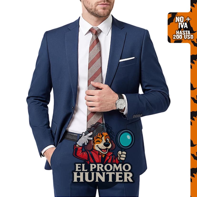 WULFUL Conjunto de traje de hombre de 2 piezas, incluye chaqueta de blazer y pantalones de esmoquin.