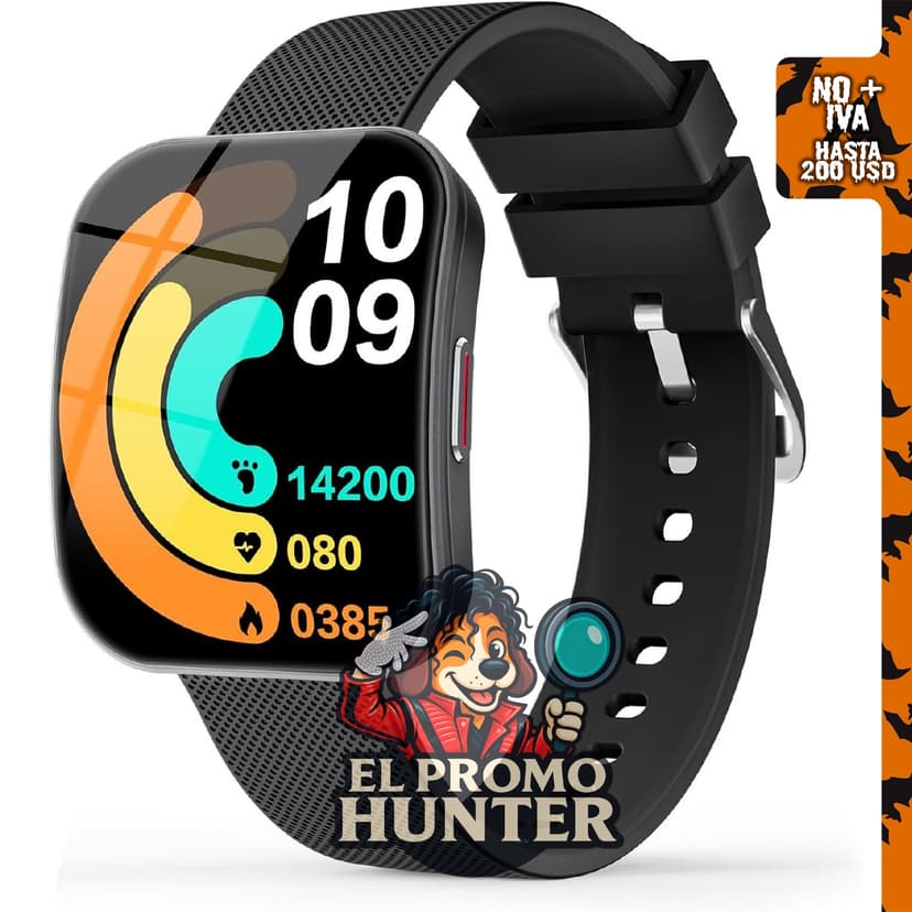 MFVLP Reloj inteligente para mujer, rastreador de fitness HD de 1.85".