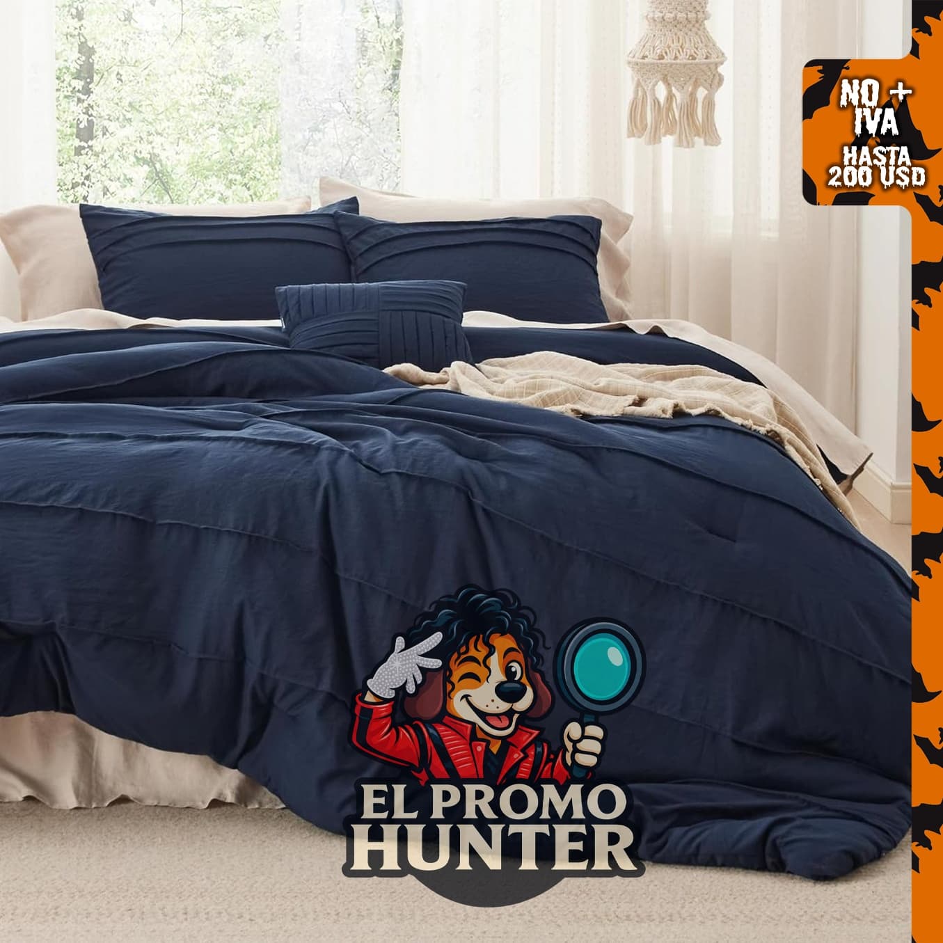 Bedsure Juego de edredón tamaño Queen de 4 piezas con pliegues, incluye 1 edredón, 2 fundas de almohada y 1 almohada decorativa.