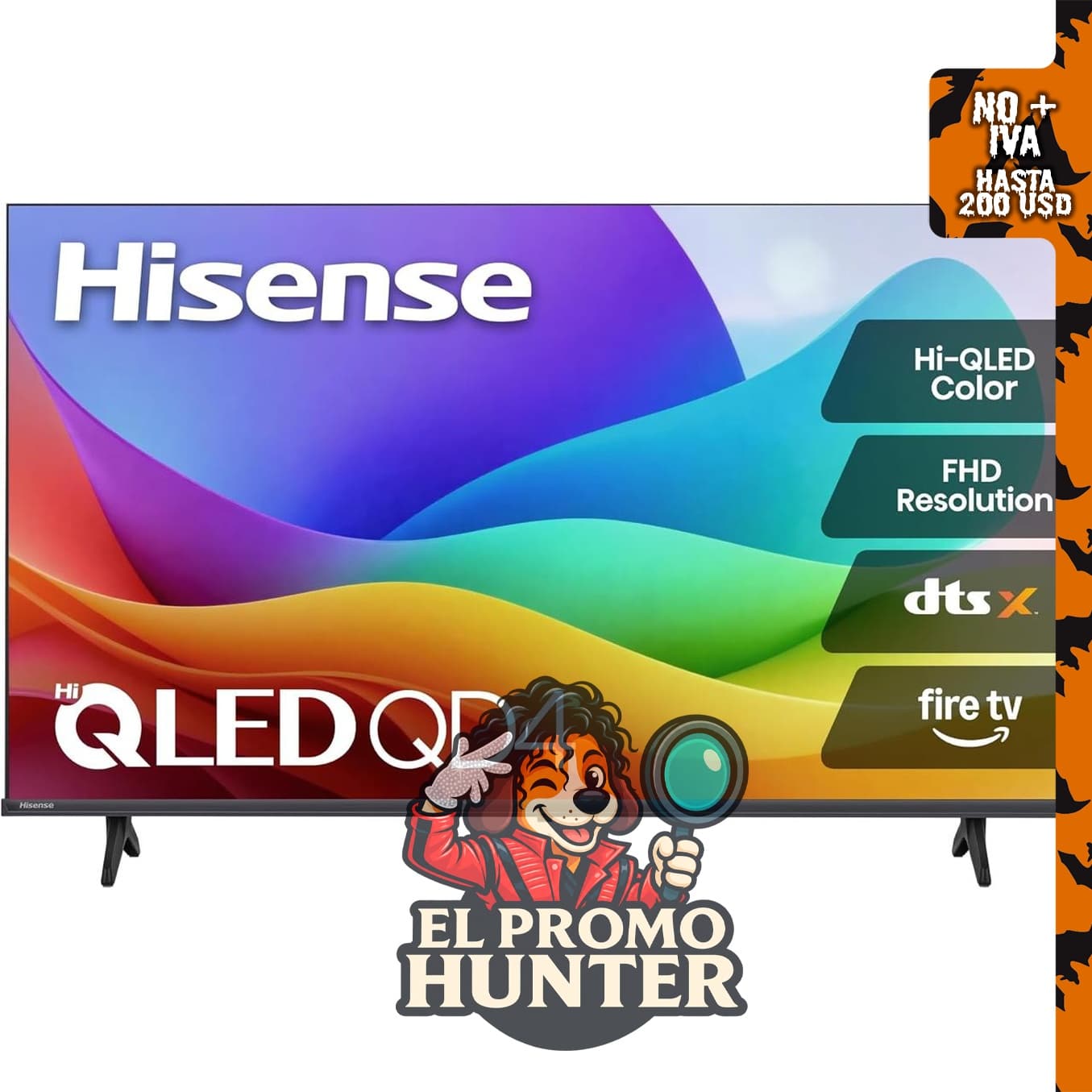 Hisense 40QD4QF, televisor QD4 Series Hi-QLED FHD de 40 pulgadas con Alexa integrado y DTS Virtual: X.