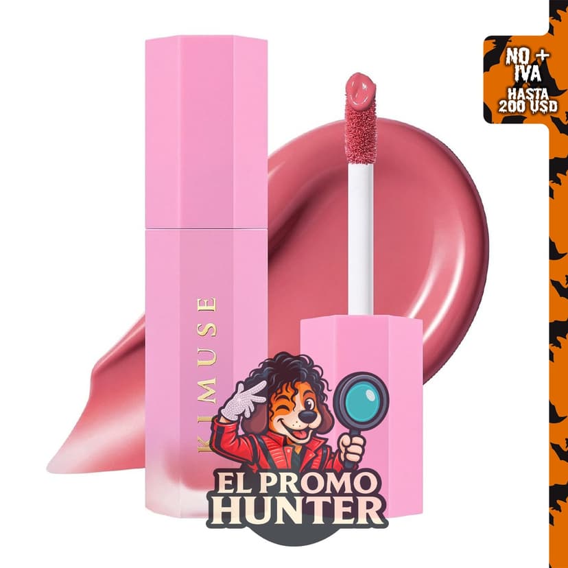 KIMUSE Rubor líquido para mejillas y tinte hidratante para labios.