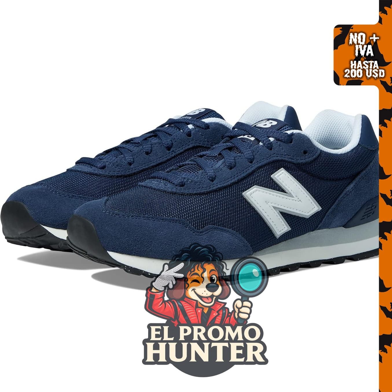 New Balance Tenis 515 para mujer, calzado deportivo con diseño clásico.