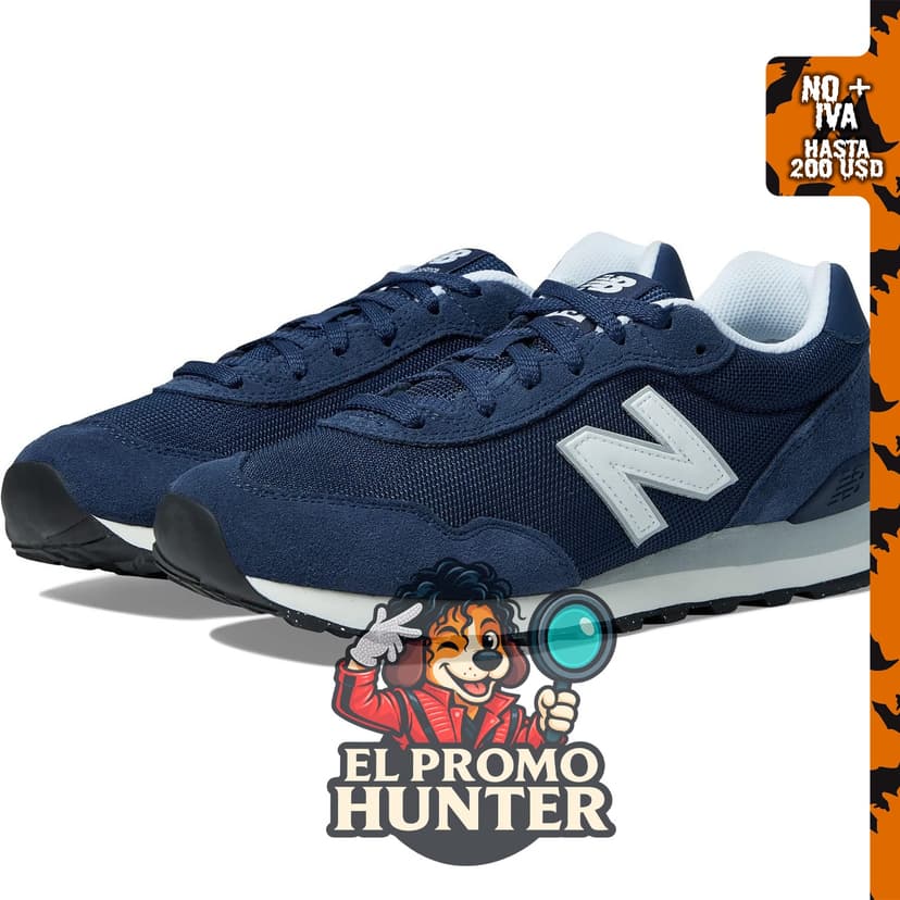 New Balance Tenis 515 para mujer, calzado deportivo con diseño clásico.