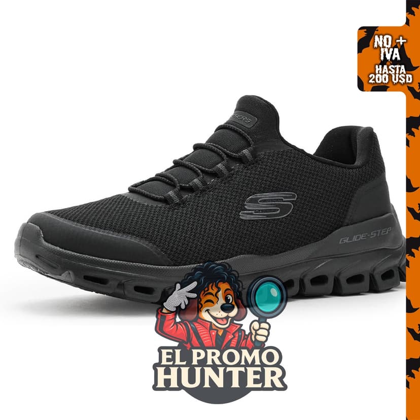 Skechers Glide-Step Noltek para hombre, calzado deportivo con suela de tecnología Glide-Step.