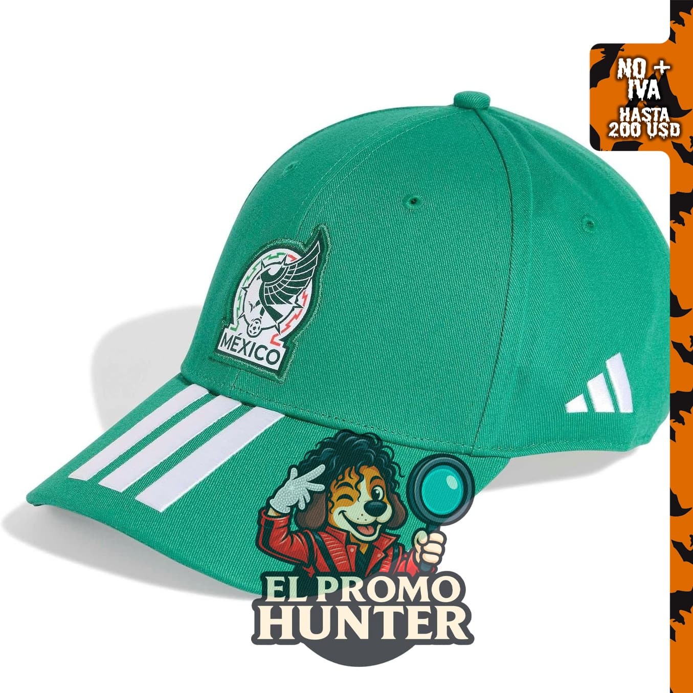 Gorra de fútbol unisex adidas para adultos.
