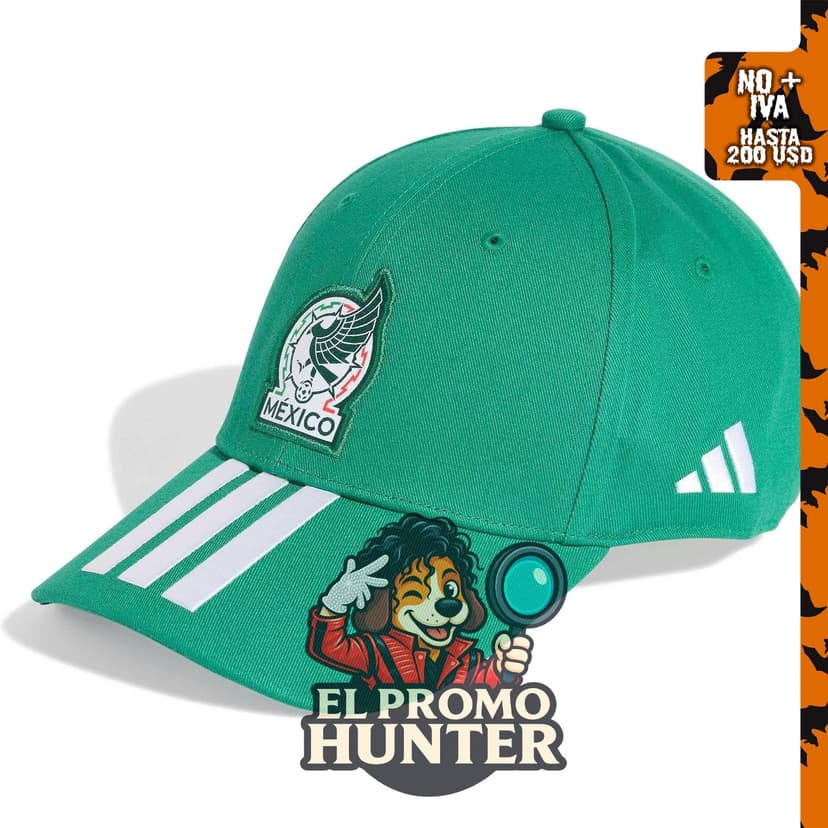 Gorra de fútbol unisex adidas para adultos.