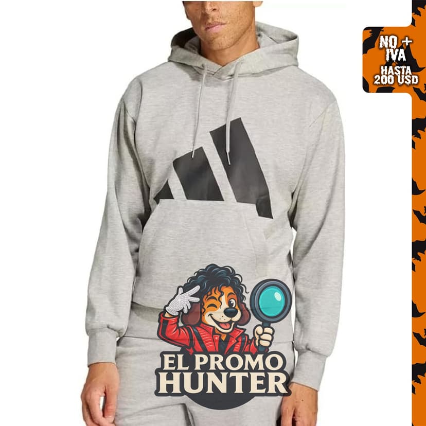 adidas Essentials Big Logo Sudadera con capucha de forro polar.