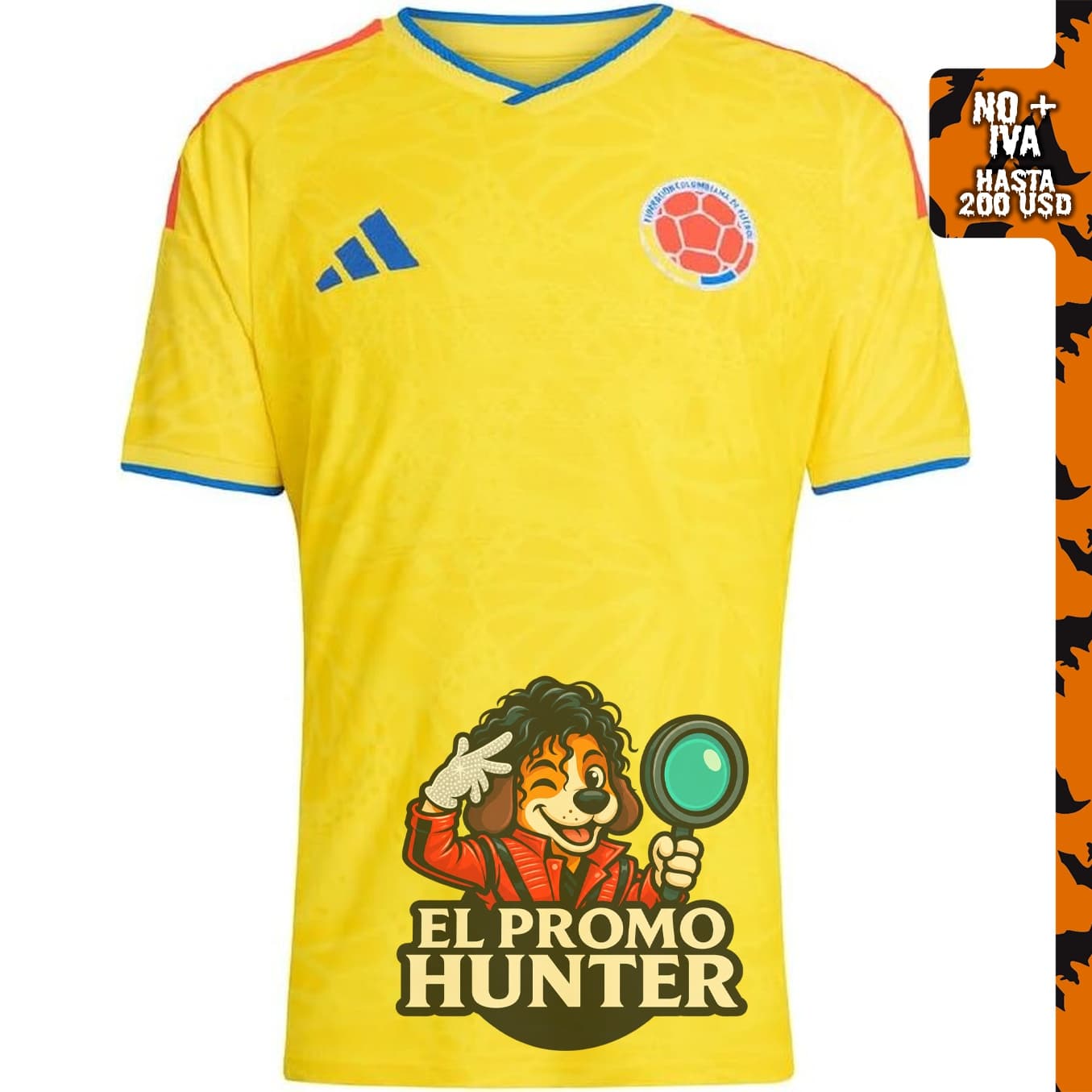 Camiseta Local para Hombre de adidas, modelo Colombia 2026.