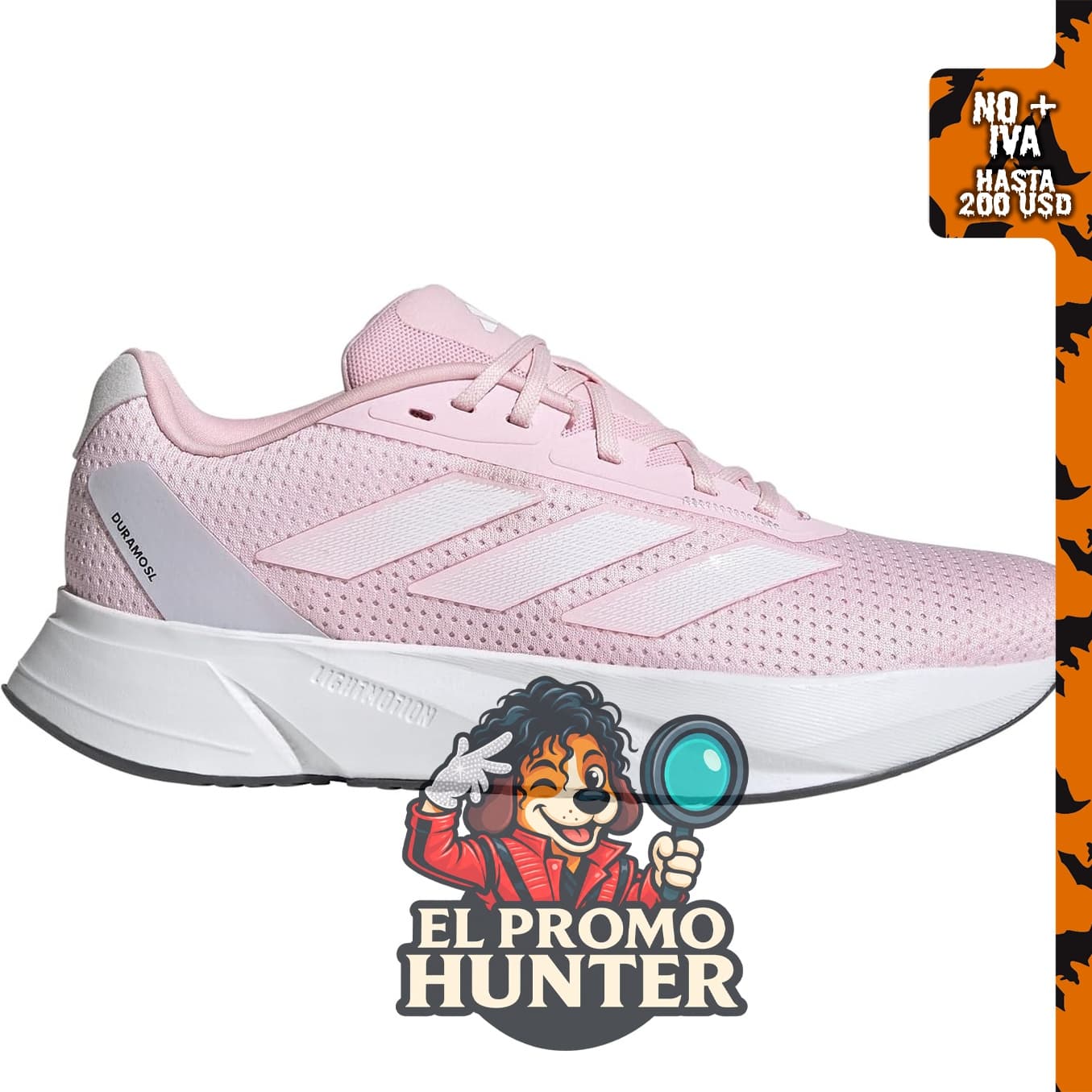 Zapatillas de deporte adidas Duramo SL para mujer, color gris.