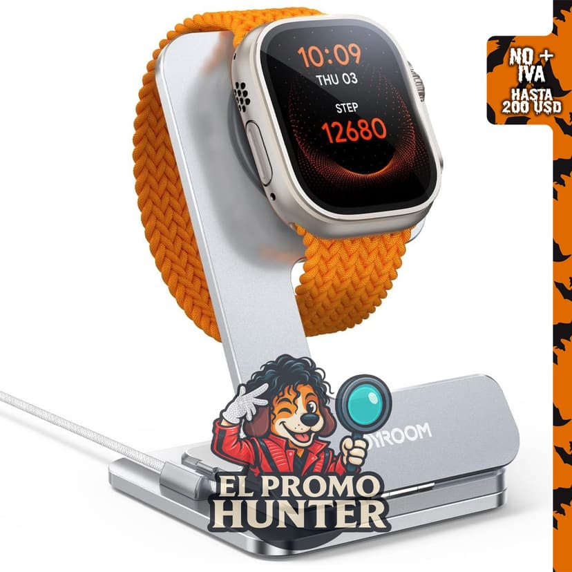 Soporte magnético para reloj Apple Watch, compatible con modelos Ultra3/2/1 y Series 1 a 11.