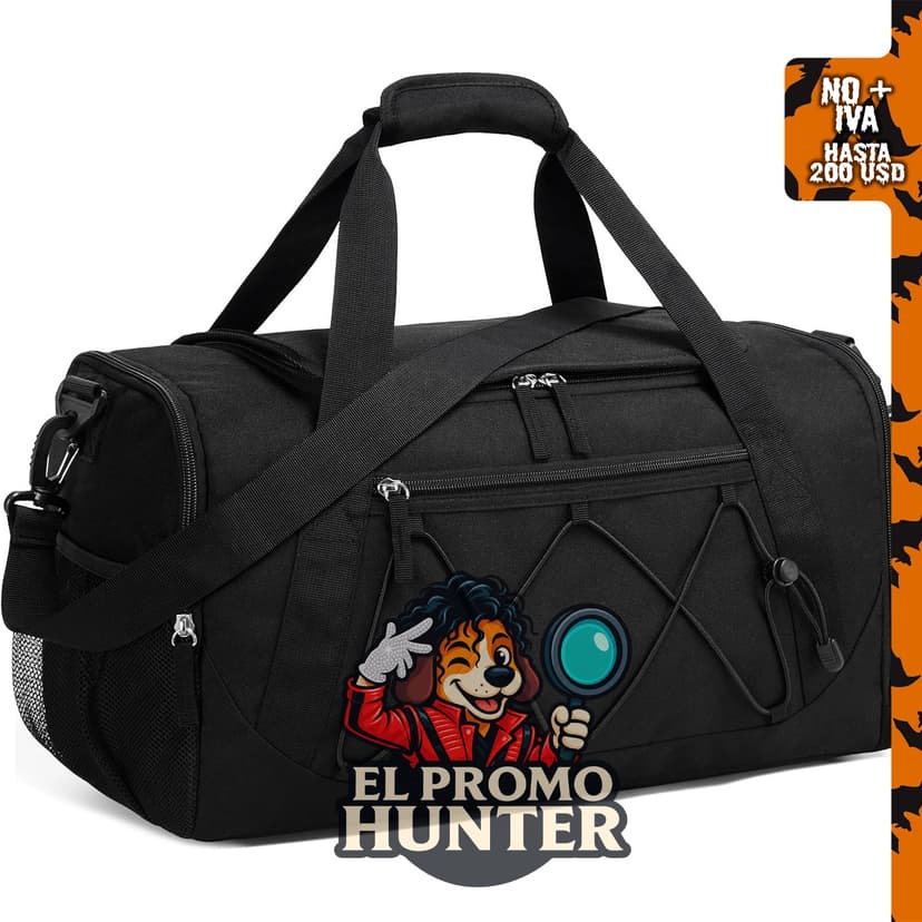 Bolsa de gimnasio pequeña Vorspack de 18" (46 cm) con compartimento para zapatos.