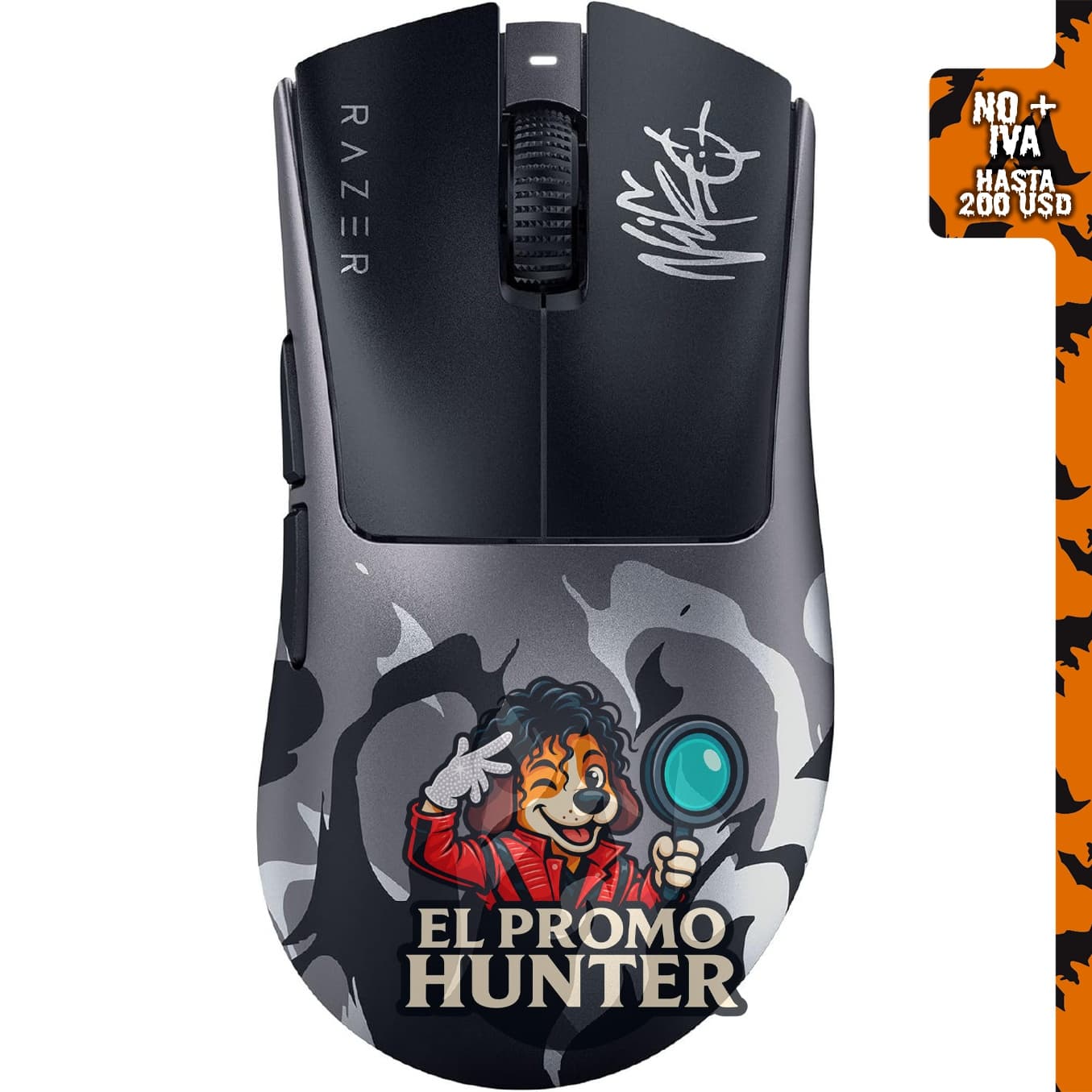 Razer Ratón inalámbrico para juegos DeathAdder V4 Pro, 8 Khz, 57 g.