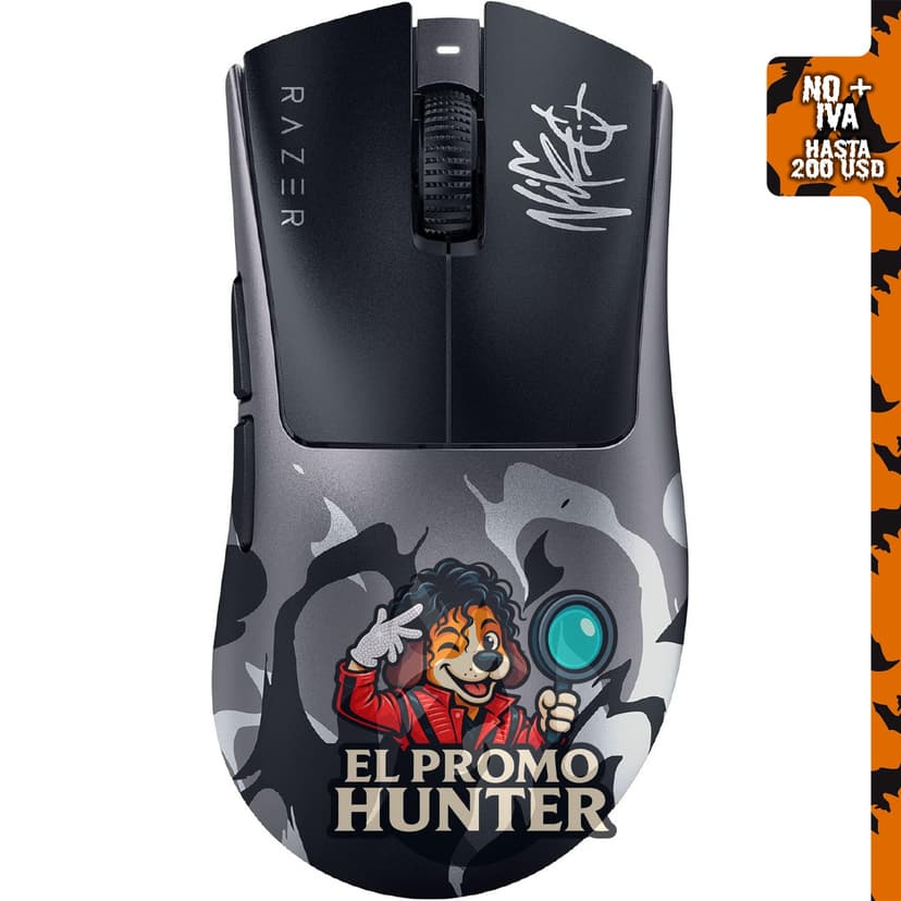 Razer Ratón inalámbrico para juegos DeathAdder V4 Pro, 8 Khz, 57 g.