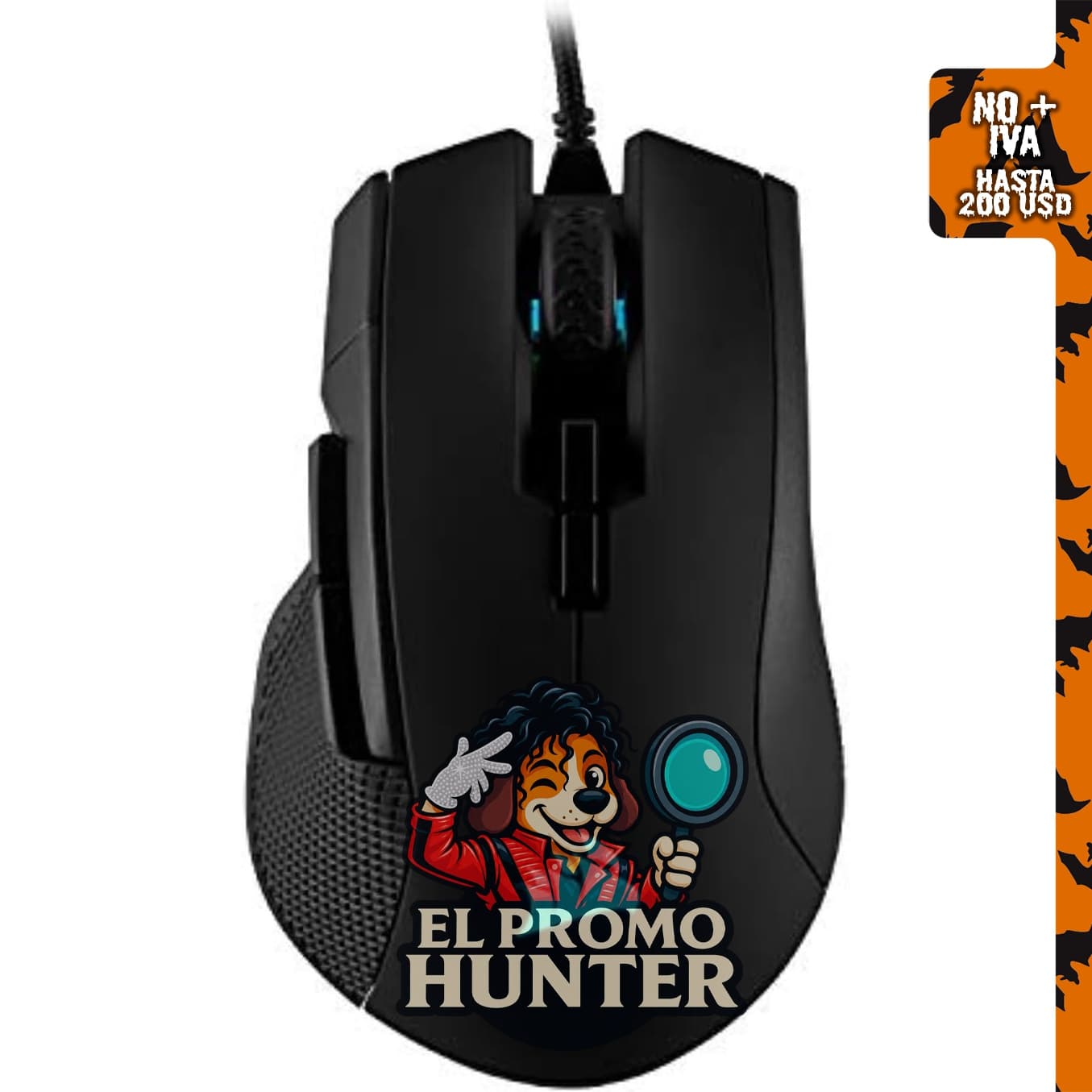 Corsair IRONCLAW RGB Mouse Gaming con cable, 18,000 DPI, 7 botones programables, compatible con iCUE.