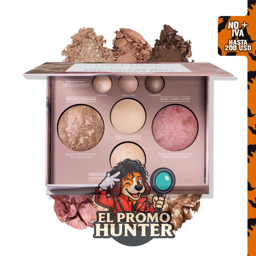 LAURA GELLER Lo mejor de la mejor paleta horneada - Paleta de cara completa.